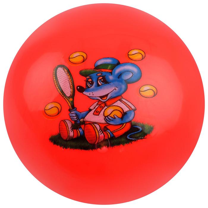 Мяч детский «Животные», d=25 см, 75 г, цвет МИКС - фото 1883205016