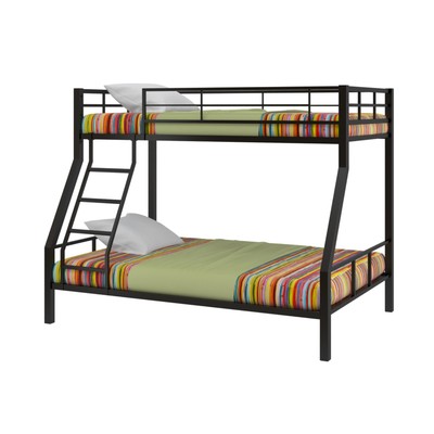 Двухъярусная кровать «Гранада 1», 1980 х 1260 х 1620 мм, цвет чёрный