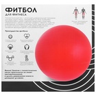 Фитбол ONLYTOP, d=45 см, 500 г, цвета МИКС - Фото 20