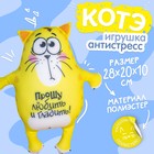 Игрушка-антистресс «Прошу любить и гладить», Котэ - Фото 1