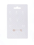 Брошь «Цветок подснежник», белый, зелёная в золоте 2738662