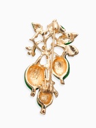 Брошь «Крыжовник», зелёная в золоте - Фото 2