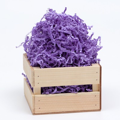 Наполнитель бумажный для подарков, фиолетовый, 1000 г