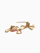 Брошь «Фигуристка», белая, малиновый в золоте - Фото 5