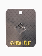 Брошь «Фигуристка», белая в серебре - Фото 5