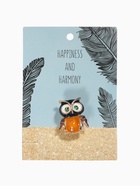 Брошь «Сова» мультяшная, цветная в золоте - Фото 6