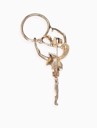 Брошь «Гимнастка» с хула-хупом, цвет чёрно-белый в золоте - Фото 2