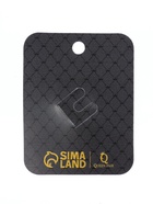 Брошь "Гимнастка" с хулахупом, цвет чёрно-белый в золоте - фото 809295217