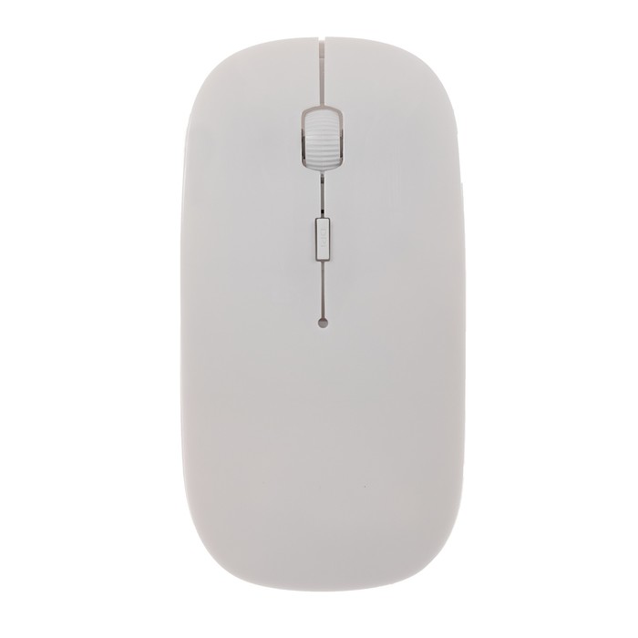 Мышь LuazON MB-1.0, беспроводная, оптическая, 1600 dpi, USB, белая - фото 51294434