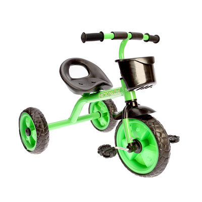 Велосипед трёхколёсный Micio Neon 2018, цвет зелёный/чёрный