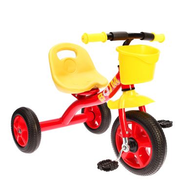 Велосипед трёхколёсный Micio Boom 2018, цвет красный/жёлтый