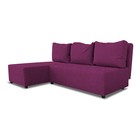 Угловой диван «Алиса», еврокнижка, рогожка savana/arben, цвет berry - Фото 5