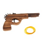 Пистолет игрушечный, стреляет резинками - Фото 3