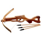 Детское оружие деревянное «Арбалет», большой, 3 стрелы - Фото 3