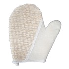 Мочалка Beauty Format натуральная рукавица, крапива + хлопок - Фото 3