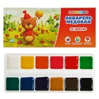 Акварель ЗХК «Цветик», 12 цветов, в картонной коробке, без кисти - Фото 1