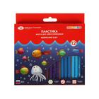 Пластика-полимерная глина запекаемая набор, ЗХК "Цветик", 12 цветов х 20 г (240 г) - фото 20791002