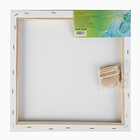 Холст на подрамнике, хлопок 100%, 30 х 30 х 1.8 см, акриловый грунт, среднезернистый, 280 г/м² - Фото 4