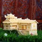 Конструктор деревянный 3D "Дом на сваях" - Фото 1