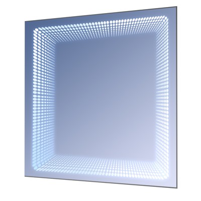 Зеркало «Бесконечность», настенное, с внутренней подсветкой, 50×50 см