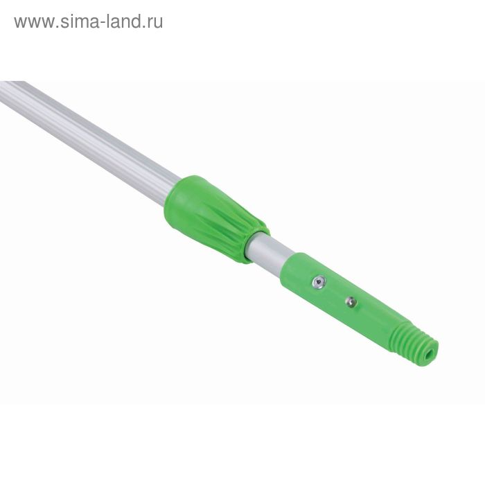 Ручка для швабры телескопическая 120 см, 2 секции, алюминий - Фото 1