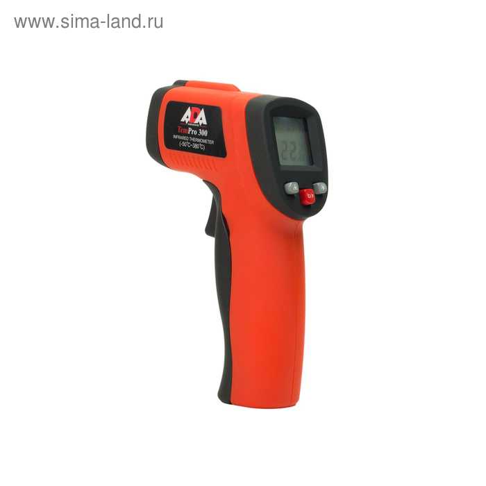 Пирометр инфракрасный ADA TemPro 300, от -32° до +350°, точность ±1.5, 9V