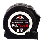 Рулетка ADA RubTape 8, сталь, с двумя СТОПами, 8 м х 25 мм 3287393 - фото 3584303