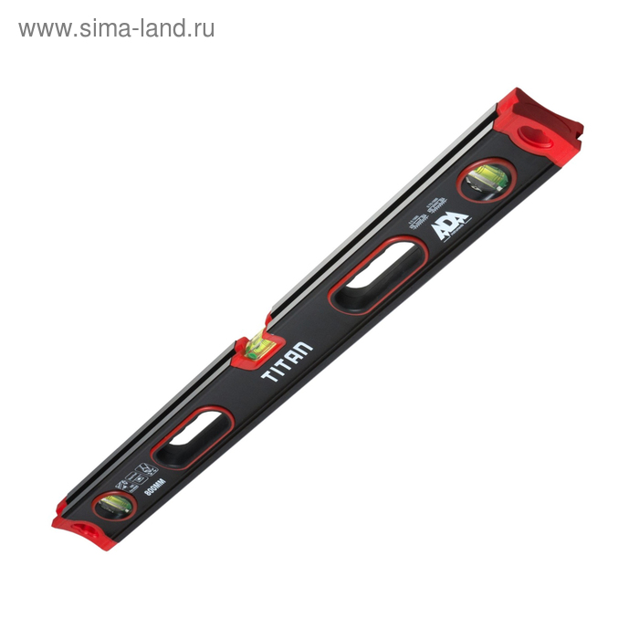 Уровень строительный ADA Titan 800, 80 см, 3 глазка, погрешность 1 мм/м - Фото 1