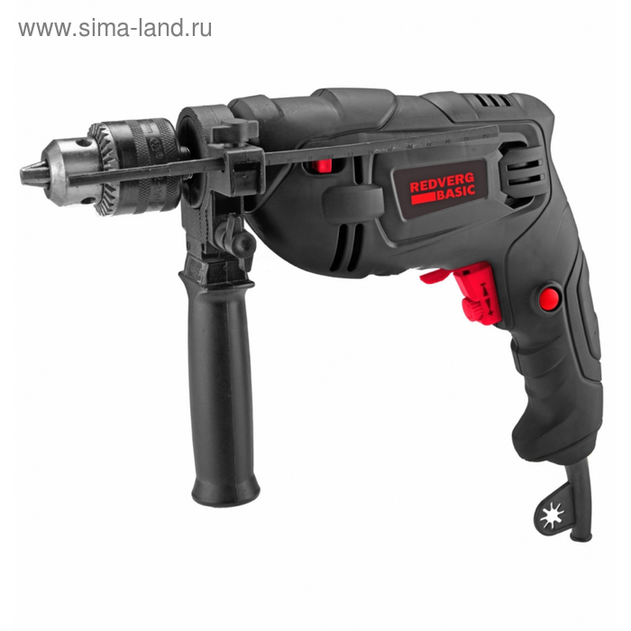 Дрель ударная RedVerg ID 500 Basic 500 Вт 2900 обмин ЗВП 13мм деревометалл 2513 мм 159000₽