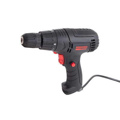 Шуруповерт электрический RedVerg Basic Sd=300, 300 Вт, 1350 об/мин, реверс, БЗП 10 мм, 18 Нм