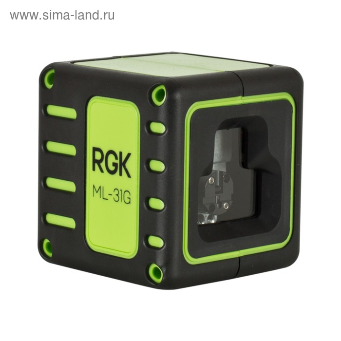 Нивелир лазерный RGK ML-31G, 1/4", 2 луча, +/- 2 мм, до 20 м, зеленый лазер - Фото 1