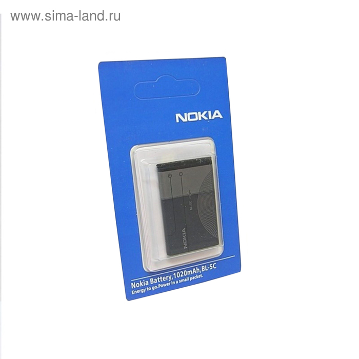 Аккумулятор NOKIA BL-5C, 1110/1600/6085/6230 N72/91 - Фото 1