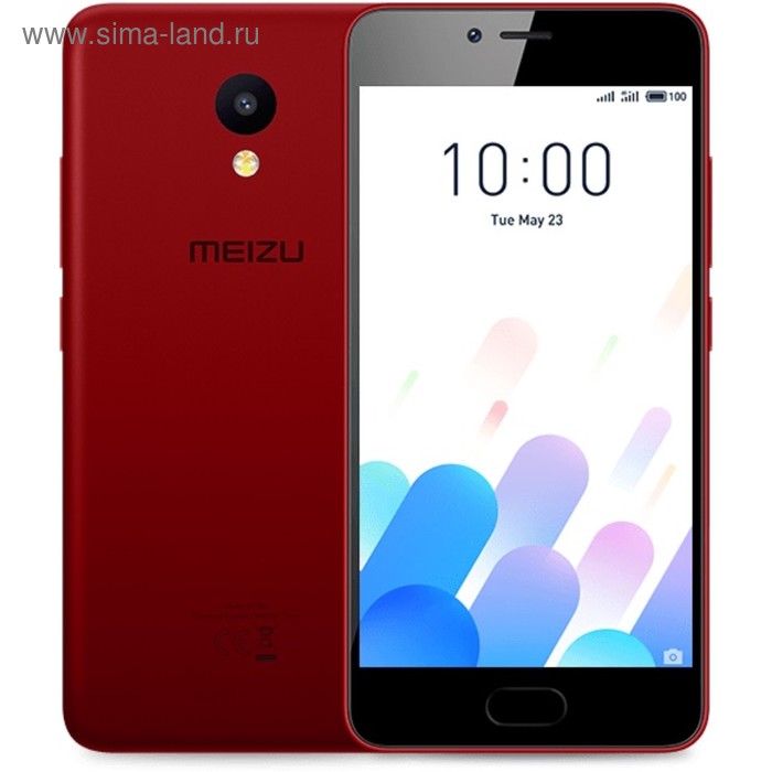 Смартфон Meizu M5C 16Gb Red - Фото 1