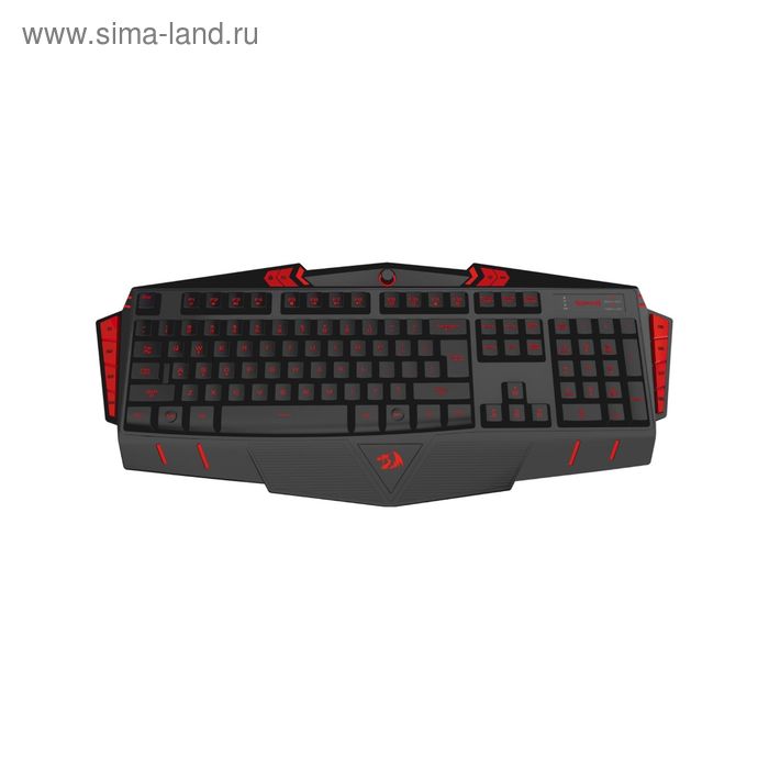 Клавиатура Redragon Asura RU, игровая, проводная, мембранная, подсветка, USB, черная - Фото 1