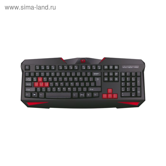 Клавиатура Redragon Xenica RU, игровая, проводная, мембранная, USB, черная - Фото 1
