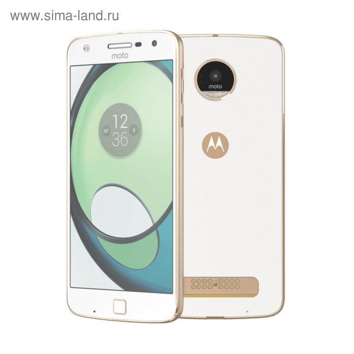 !Сотовый телефон MOTOROLA XT1635-02 MOTO Z Play 32Gb Wht/Gold LTE - Фото 1