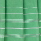 Полотенце пляжное пештемаль, размер 100х180 см, цвет светло-зелёный - Фото 2
