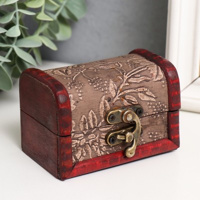 Шкатулка для украшений «Сундучок. Розарий», дерево, 6.3×8.8×6.5 см