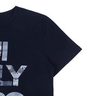 Комплект мужской (футболка, шорты) Джек цвет тёмно-синий, р-р 46 - Фото 6