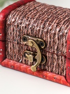 Шкатулка для украшений «Сундучок. Плетёнка», дерево, 6.3×8.8×6.5 см - Фото 8