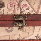 Шкатулка дерево сундучок "Тайное послание" 10,5х15х9 см - Фото 3