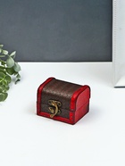 Шкатулка для украшений «Сундучок. Плетёнка », дерево, 6×5×8 см - Фото 2