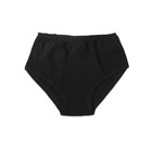 Трусы женские слипы однотонные цвет чёрный, р-р 46 - Фото 1