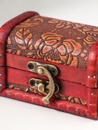 Шкатулка для украшений «Сундучок. Цветущий сад и бабочки», дерево, 7×9.5×5.7 см - Фото 3