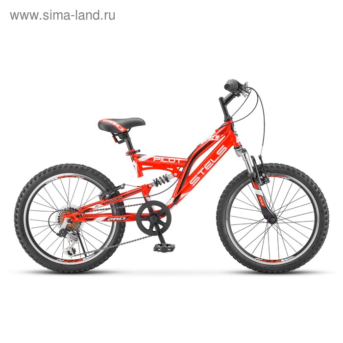Велосипед 20" Stels Pilot-260, V020, цвет красный, размер 13" - Фото 1