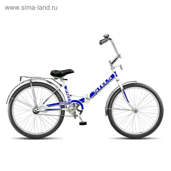 Велосипед 24" Stels Pilot-710, Z010, цвет белый/синий, размер 16" - Фото 1