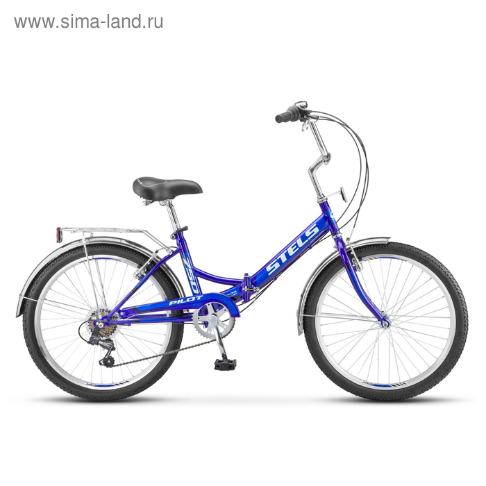 Велосипед 24" Stels Pilot-750, Z010, цвет синий, размер 14" - Фото 1