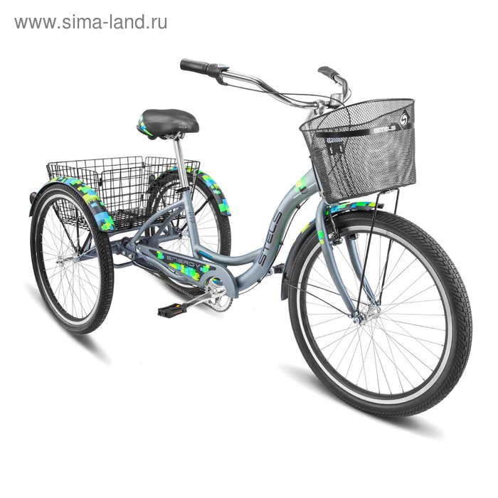 Велосипед 26" Stels Energy-III, V030, цвет серый/чёрный, размер 16"