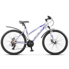Велосипед 26" Stels Miss-5300 MD, V030, цвет белый/фиолетовый, размер 17" - Фото 1