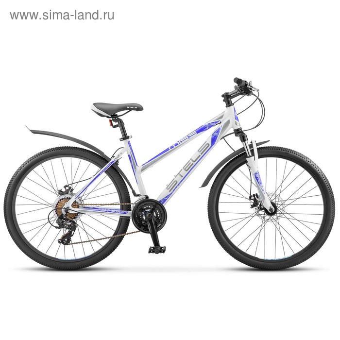 Велосипед 26" Stels Miss-5300 MD, V030, цвет белый/фиолетовый, размер 17"